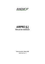 ANEMOI AIRPRO 400 L Manual De Instalación