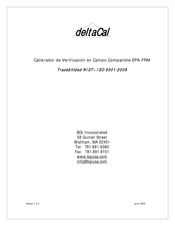 BGI deltaCal EPA-FRM Manual De Instrucciones