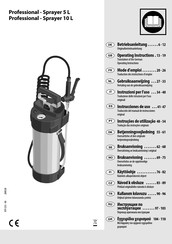 Steel Master Professional - Sprayer Serie Manual De Instrucciones