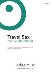 Odiseimusic Travel Sax TS-01 Manual De Usuario