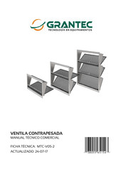 grantec MTC-V05-2 Manual Técnico Comercial