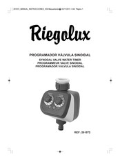 Riegolux 291072 Manual De Instrucciones