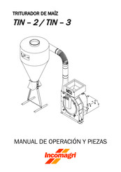 Incomagri TIN-2 Manual De Operación Y Piezas