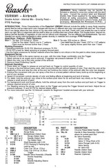 paasche VSR90#1 Lista De Instrucciones Y Piezas