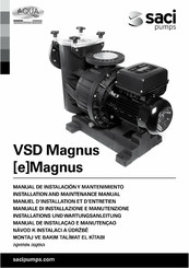 Saci pumps VSD Magnus Manual De Instalación Y Mantenimiento