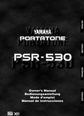 Yamaha PortaTone PSR-530 Manual De Instrucciones