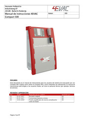 4EVAC Compact 500 Manual De Instrucciones