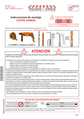 toldosenstock COFRE SAMOA Instrucciones De Montaje