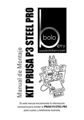 BoloBerry PRUSA P3 STEEL PRO Manual De Montaje