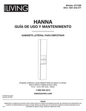 Decor Living HANNA EC7300 Guía De Uso Y Mantenimiento