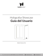 Holografyx Showcase 7022 Guia Del Usuario