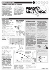 DG FLOW PRESFLO Manual Del Usuario