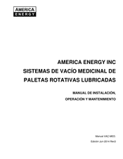 AMERICA ENERGY AER-V202 Manual De Instalación, Operación Y Mantenimiento