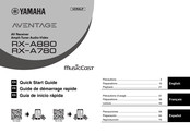 Yamaha AVENTAGE RX-A780 Guía De Inicio Rápida