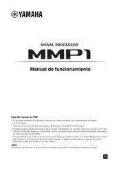 Yamaha MMP1 Manual De Funcionamiento