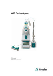 Metrohm 865 Dosimat plus Manual