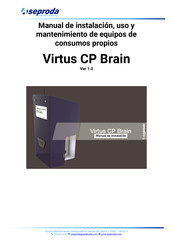 ASEPRODA Virtus CP Brain Manual De Instalación, Uso Y Mantenimiento