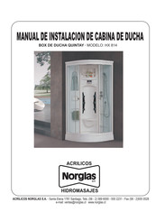 Acrilicos Norglas QUINTAY HX 814 Manual De Instalación