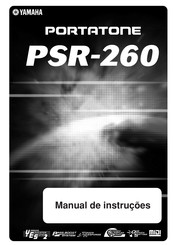 Yamaha PortaTone PSR-260 Manual Del Usuario