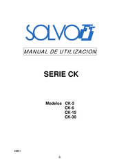 SOLVO CK-15 Manual De Utilización