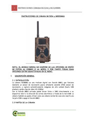 CAMARAS TRAILCAM BG520MMS Instrucciones