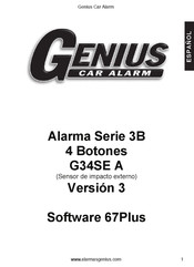 Genius Car Alarm G34SE A Manual Del Usuario