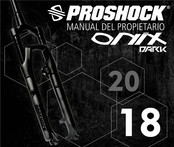 ProShock Onix Dark Manual Del Propietário