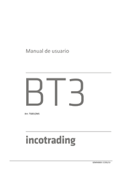 incotrading BT3 Manual De Usuario