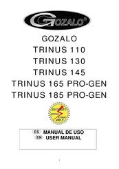 GOZALO TRINUS 185 PRO-GEN Manual De Uso