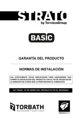 Torvisco STRATO Basic Manual De Instrucciones