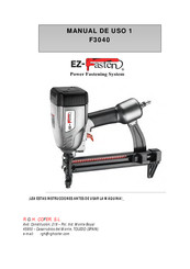 Ez-fasten F3040 Manual De Uso