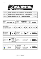 NARWHAL SV-480 Manual De Instalación, Utilización Y Mantenimiento