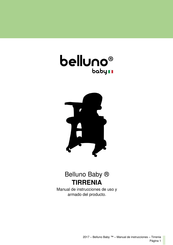 Belluno Baby Tirrenia Manual De Instrucciones De Uso Y Armado Del Producto