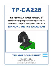 Tecnologia Perez TP-CA226 Manual De Instalación