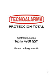 Tecnoalarma Tecno 4200 GSM Manual De Programación