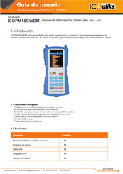 Icoptiks ICOPM18CWDM Guía De Usuario