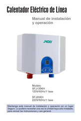 JNOD XFJ135KH Manual De Instalación Y Operación