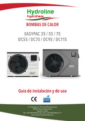 Hydroline Hydroheat EASYPAC DC75 Guía De Instalación Y De Uso