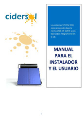 CIDERSOL SYSTEM ECO 200 Manual Para El Instalador Y El Usuario