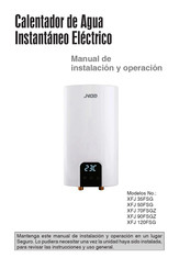 JNOD XFJ 120FSG Manual De Instalación Y Operación