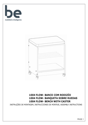 Be Mobiliário Inteligente 1004 FLOW Instrucciones De Montaje
