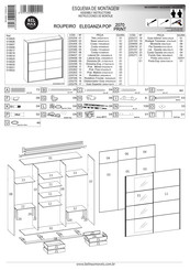 Belmax Móveis 510605 Instrucciones De Montaje