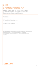 Dreiha 7.706.800.012 3.5 Manual De Instrucciones