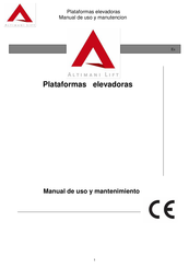 Altimani Lift AL 500 Manual De Uso Y Mantenimiento