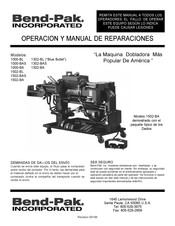 Bend-Pak 1302-BA Operación Y Manual De Reparaciones