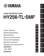 Yamaha HY256-TL Manual De Instrucciones