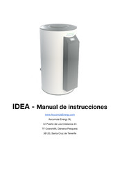 ACCUMULA ENERGY IDEA Manual De Instrucciones