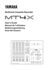 Yamaha MT4X Multitrack Cassette Recorder Guia Del Usuario