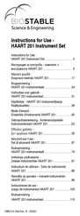 Biostable HAART 201 Instrucciones De Uso