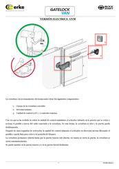 Block Shaft Erke Gatelock Van Manual De Usuario